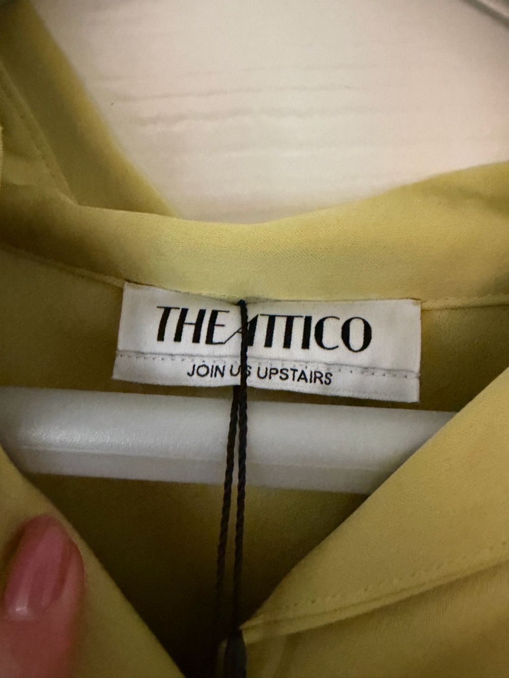 The Attico Margot Shirt Mini Dress - Size M/US 6 - Picture 5 of 8